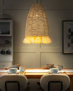 Lampe suspension TUTONG Bleu - Fibres naturelles - 40 x 156 x 40 cm