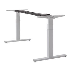 Elektrischer Tisch Premium Line Furnier Breite: 160 cm - Silber