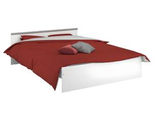 Set Bett + Lattenrost PABLO Weiß - 193 x 58 x 145 cm