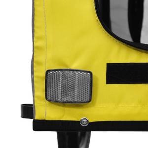 Remorque vélo pour chien 3028771-1 Jaune - 52 x 122 cm