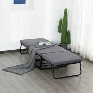 Klappbett 831-317 Grau - Metall - 68 x 37 x 192 cm