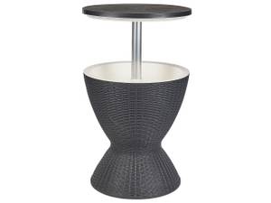 Table de jardin AISA Noir - Blanc