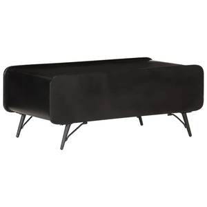 Couchtisch D163 Schwarz - Massivholz - 50 x 40 x 100 cm