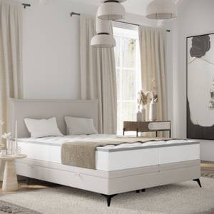 Polsterbett Rotolo Webstoff Beige - Breite: 160 cm