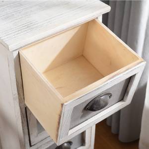 Chiffonnier RE4889 Blanc - Bois massif - 25 x 80 x 29 cm