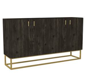 Sideboard 4 Türig Braun - Holzwerkstoff - 150 x 84 x 37 cm