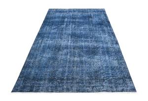 Teppich Ultra Vintage DCCLXVIII Blau - Textil - 132 x 1 x 262 cm