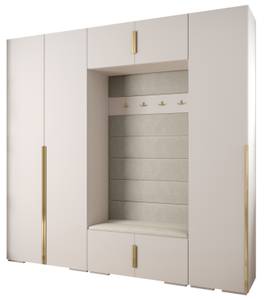 Garderobe Inova 1 Z8 Gold - Weiß - Gold