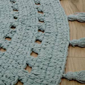 NILA VERT PALE tapis enfant crochet Vert