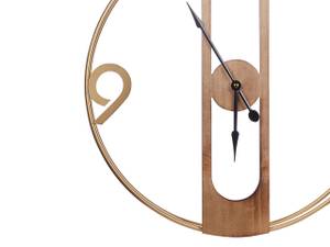 Wanduhr MULHOUSE Braun - Holzwerkstoff - 50 x 6 x 50 cm