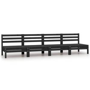 Mittelsofa (4er Set) 3008459-3 Schwarz