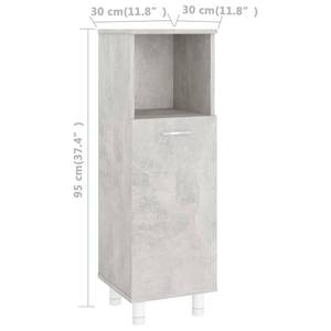 Meubles de salle bain 3003945 (lot de 4) Imitation béton