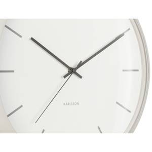 Horloge murale Nirvana Globe Fer - Blanc