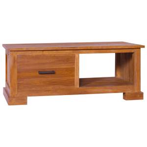 TV-Möbel 289082 Braun - Massivholz - Holzart/Dekor - 90 x 37 x 50 cm