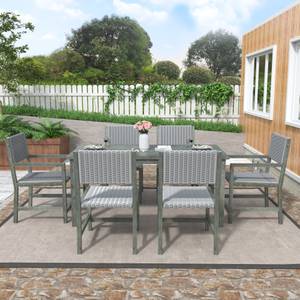 Gartenlounge-Set 7tlg Phanes Ⅳ Grau