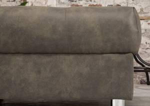 Wohnlandschaft KENT Braun - Grau - Textil - 220 x 85 x 190 cm