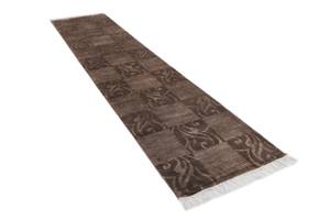 Tapis de passage Darya DXXXIII Marron - Textile - 79 x 1 x 396 cm