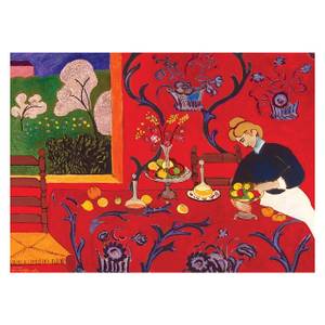 Puzzle Harmonie in Rot von Henri Mat Papier - 26 x 6 x 36 cm