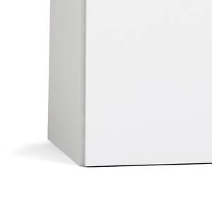 l' armoire Saskia Blanc - En partie en bois massif - 98 x 219 x 60 cm