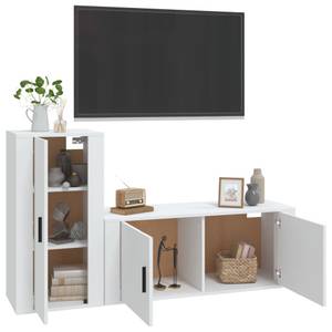 TV-Schrank 2er Set D735 Weiß