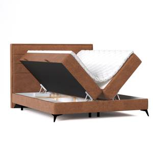 Boxspringbett Chiasso Braun - Breite: 203 cm