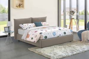 Doppelbett Dmlaka Taupe