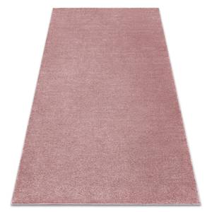 Teppich Softy Glatt Einfarbig Rosa 200 x 290 cm