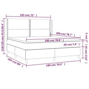 Bettgestell-K-909 Grau