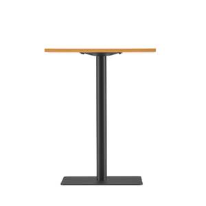 Table bistrot Pure Marron - En partie en bois massif - 60 x 76 x 60 cm