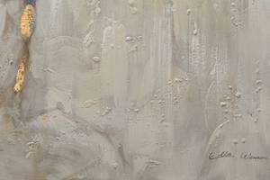 Acrylbild handgemalt Gefährliche Anmut Schwarz - Massivholz - Textil - 62 x 122 x 5 cm