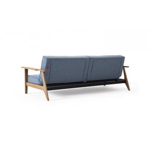 INNOVATION LIVING  Canapé SPLITBACK Bleu - Textile - 232 x 80 x 99 cm