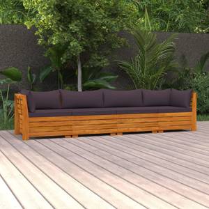 Gartensofa (4er Set) 3013017-9 Grau - Massivholz - Holzart/Dekor - 68 x 60 x 68 cm