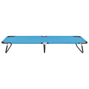 Sonnenliege 3000930 Blau - Metall - 58 x 28 x 190 cm