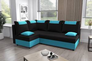 Ecksofa STARI5 Blau - Ecke davorstehend links