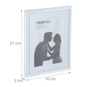 Cadres photo 15 x 20 cm lot de 24 blanc Blanc