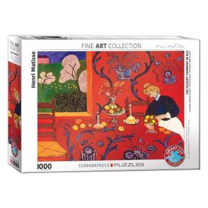 Puzzle Harmonie in Rot von Henri Mat Papier - 26 x 6 x 36 cm