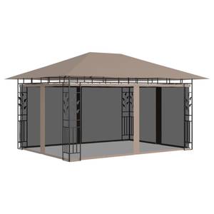 Gartenpavillon 3005303 Taupe - Tiefe: 400 cm