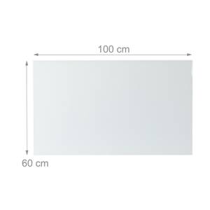 Glas-Magnetboard Weiß 100 x 60 cm