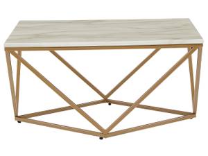 Table basse MALIBU Beige - Doré