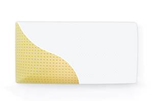 Kissen Ergonomisches Kopfkissen Weiß - Textil - 40 x 15 x 80 cm