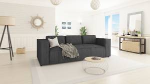 Cord Sofa 3 sitzer Rouen Grau