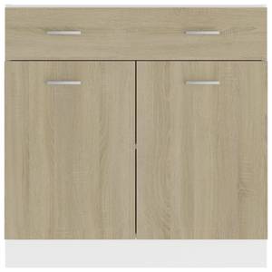 Schubunterschrank 3016496-4 Braun - Eiche Sonoma Dekor - Breite: 80 cm