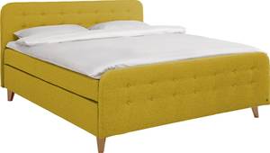 Nordic Box Boxspringbett TBO Senfgelb - Breite: 202 cm - H3