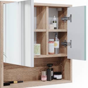 Armoire de toilette Agasta 39629 Vert émeraude - Imitation chêne de Sonoma