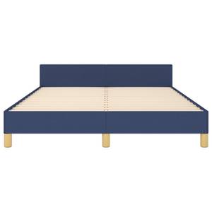 Bettgestell mit Kopfteil 3016044-1 Blau - Braun - 143 x 193 cm