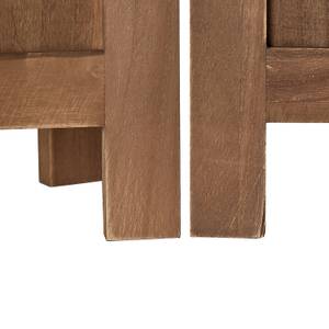 Paravent 3-teilig Rattanoptik 2019 Braun - Holz teilmassiv - 120 x 170 x 2 cm