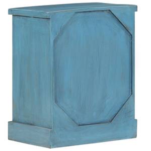 Nachttische 246150 Blau - Massivholz - Holzart/Dekor - 40 x 50 x 40 cm