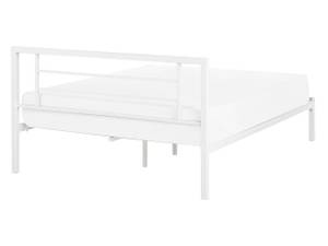 Doppelbett CUSSET Weiß - Breite: 142 cm