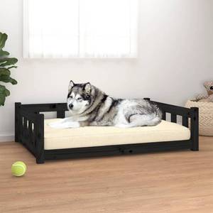 Hundebett 3014059 Schwarz - 106 x 76 cm