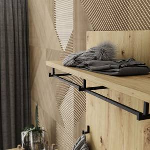 TOP III Garderobe Braun - Holzwerkstoff - 180 x 197 x 40 cm